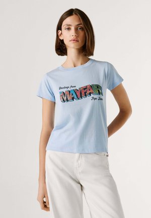 NELA - T-shirt imprimé - oxford blue