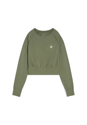 SEAMLESS SPORT - Felpa - beetle green