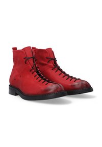 VENEZIA ANKLE BOOTS - Snørestøvletter - red