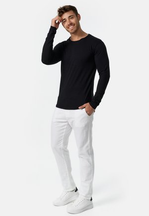 INDICODE JEANS, LONGSLEEVE WILLBUR - Maglietta a manica lunga - black