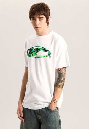 T-shirt print - white