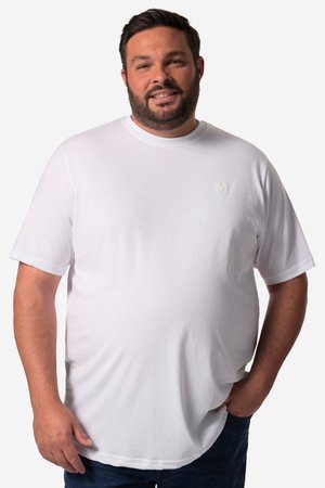 Men Plus, MEN+ T-SHIRT, BASIC, 2ER-PACK, HALBARM, RUNDHALS, BIS 8 XL - T-Shirt basic - snow white