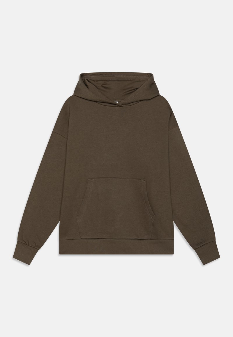 Lindex HOOD SOLID - Pulover s kapuco - khaki