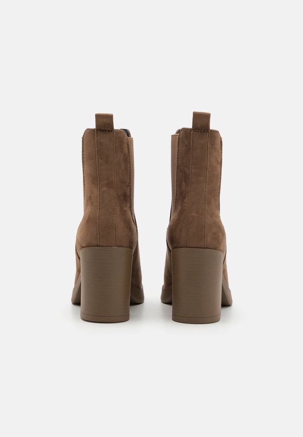 Platform ankle boots - taupe3