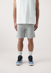 adidas Performance 3 STRIPES SHORT - Pantalón corto de deporte - metal grey/white