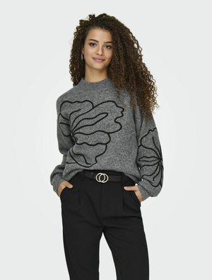 JDYJELLA  - Maglione - dark grey melange