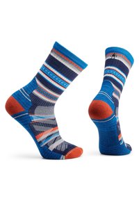 Smartwool HIKE LIGHT CUSHION PANORAMA CREW SOCKS - Spordisokid - deep navy