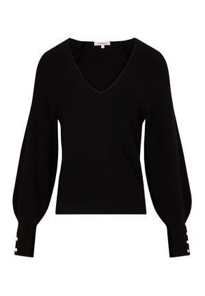 Morgan LONG-SLEEVED V-NECK - Trui - noir