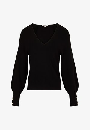 Morgan LONG-SLEEVED V-NECK - Maglione - noir