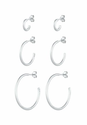 3 PACK BASIC - Øreringe - silberfarben