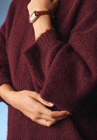 Next RELAXED FIT SOFT TOUCH V-NECK  - Pullover - red berry