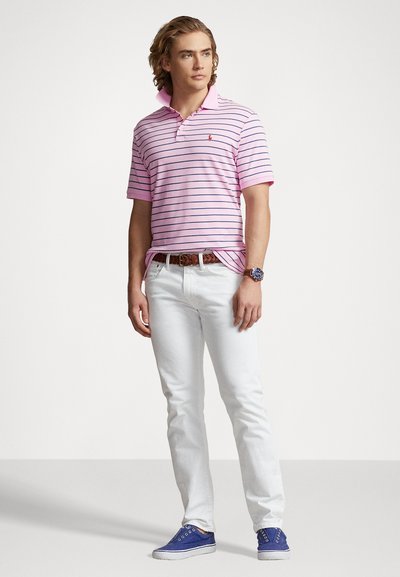 Polo Ralph Lauren SHORT SLEEVE - Polo krekls - carmel pink/light navy