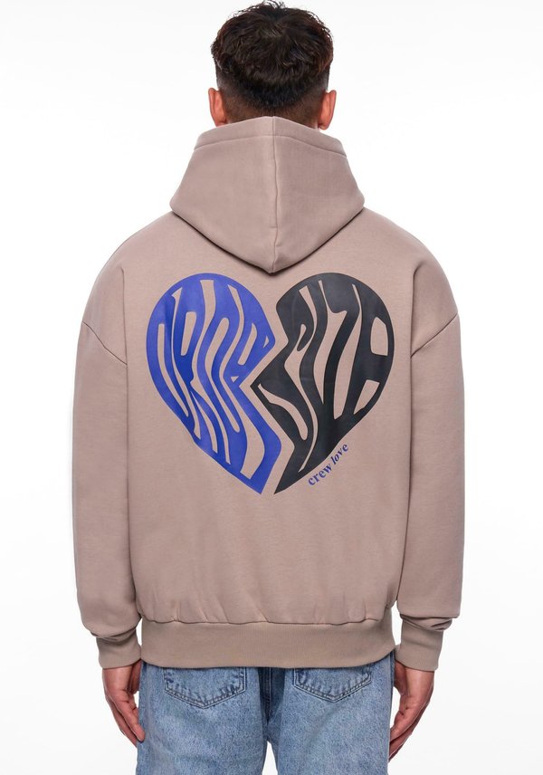 HEAVY OVERSIZE - Kapuzenpullover - simplytaupe