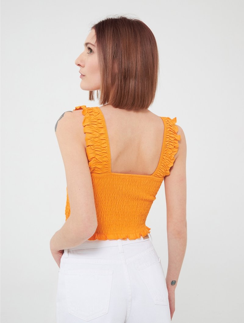 Modelyn Vesto lungo elegante da donna con spalle scoperte, a tinta una, con inserto floreale