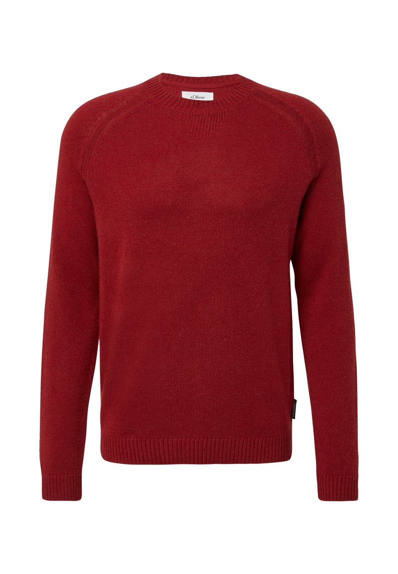 Pull S.OLIVER Motifs Marron Prune Taille 40 - Occasion En Très Bon état, Style Décontracté