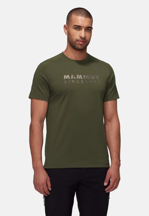 Mammut TROVAT T-SHIRT MEN LOGO - Sports T-shirts - dark marsh