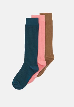 KNEEHIGH 3 PACK UNISEX - Kniestrümpfe - pink