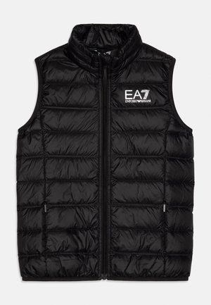 EA7 Emporio Armani WAISTCOAT UNISEX - Veste - black