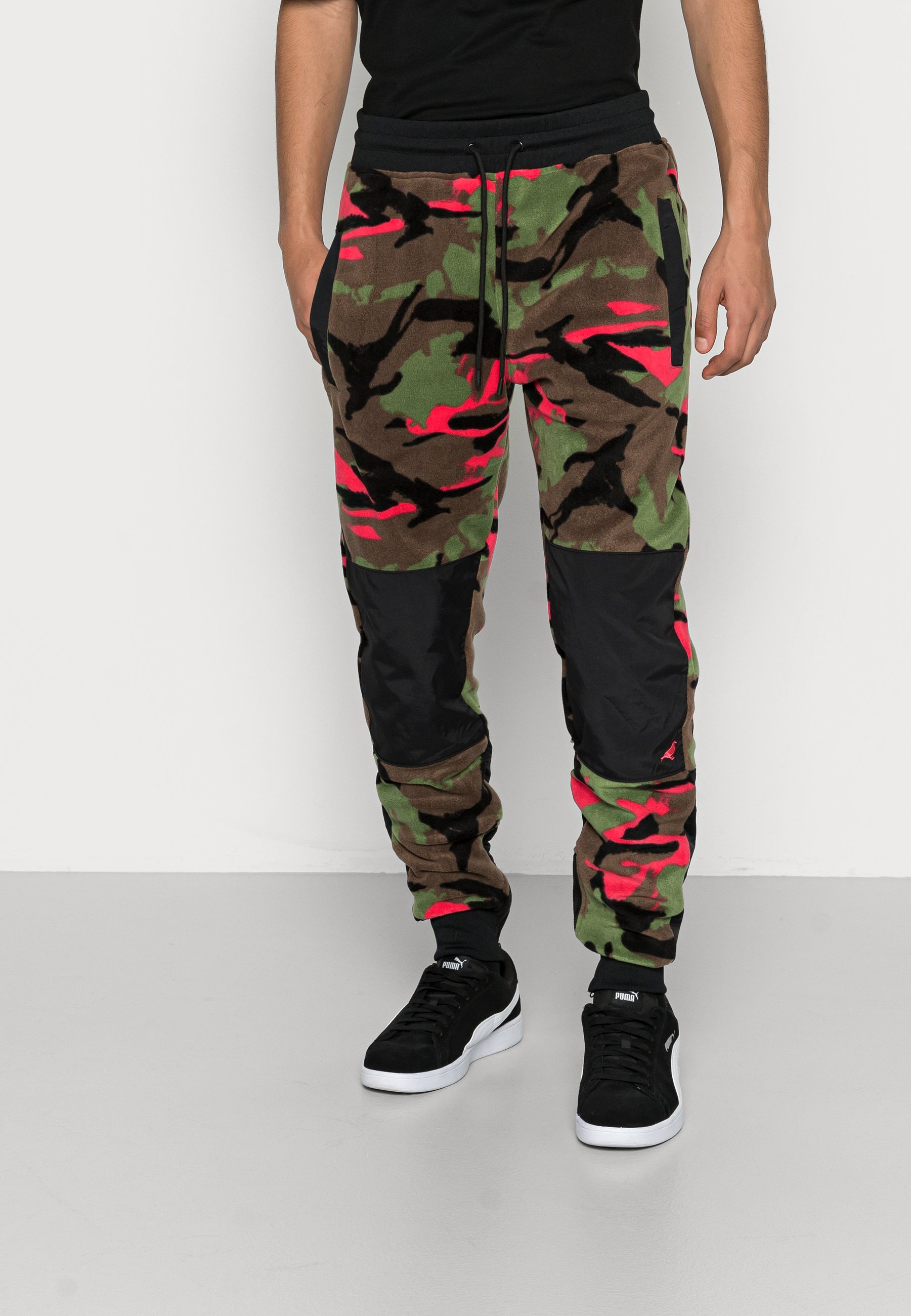 STAPLE PIGEON CAMO POLAR PANT UNISEX - Pantaloni sportivi - black/nero -  Zalando.it