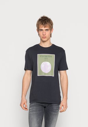 ONSIKE NEW TEE - Printtipaita - dark navy
