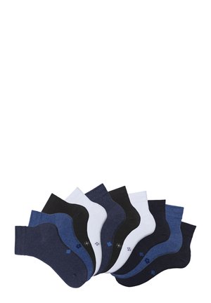 10 PACK - Socken - x schwarz x blau x blau meliert x jeans meliert x weiß