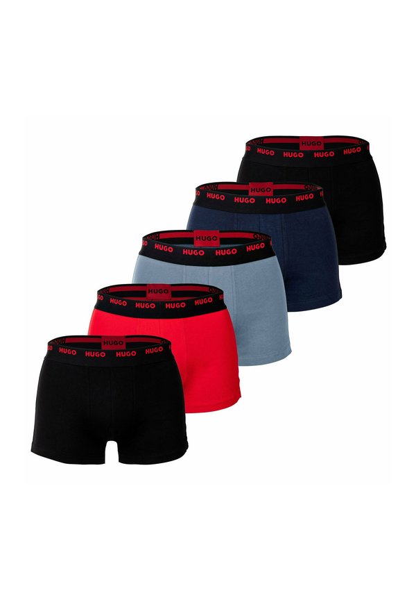TRUNK 5 PACK - Trunks - schwarz rot blau3