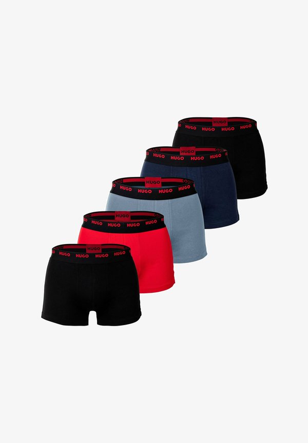 TRUNK 5 PACK - Trunks - schwarz rot blau3