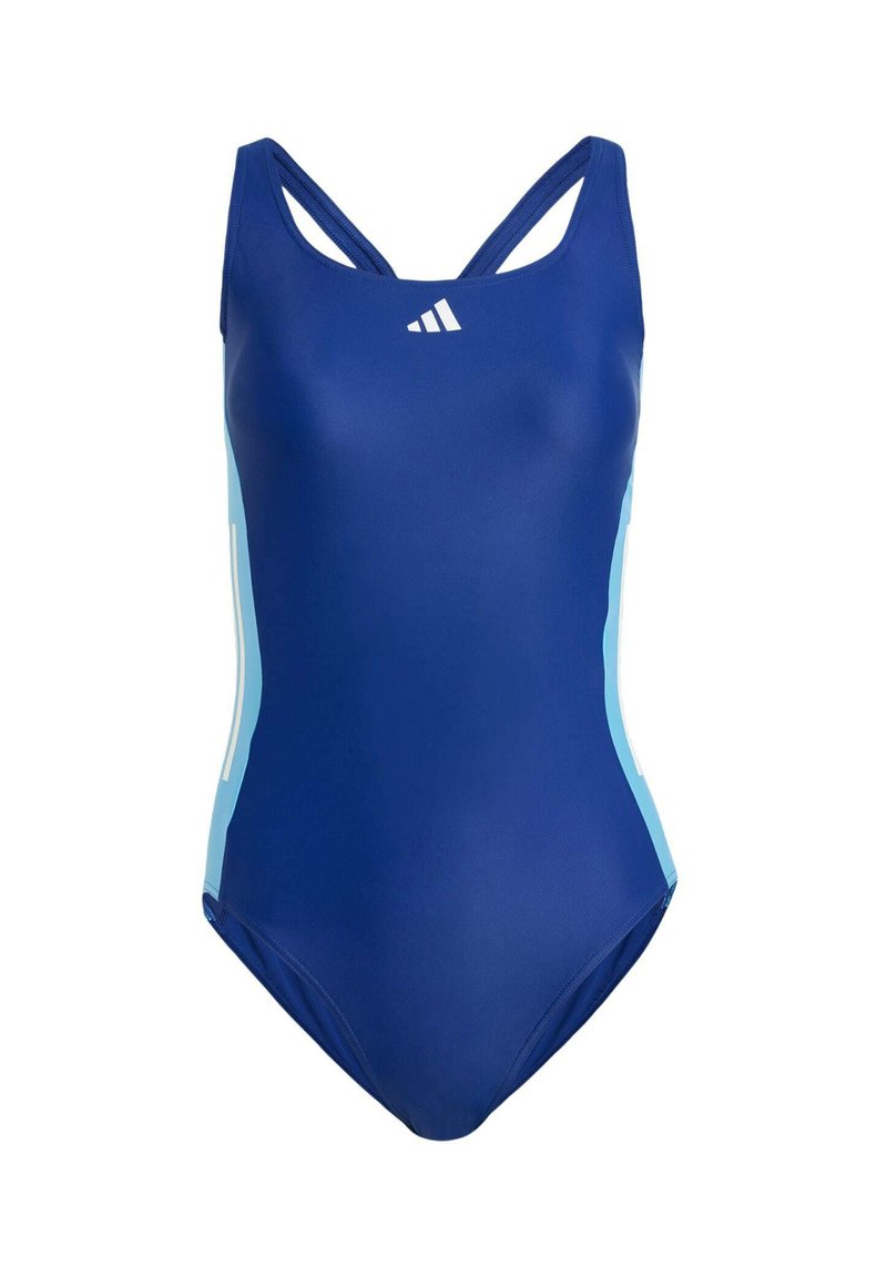 adidas Performance 3-STRIPES Badeanzug dark blue blue burst