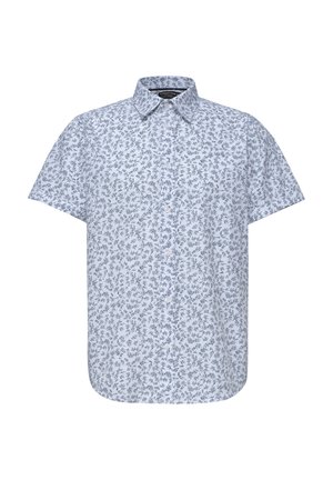 Street One MEN, SHORT-SLEEVE SHIRT WITH ALL-OVER PRINT, biały