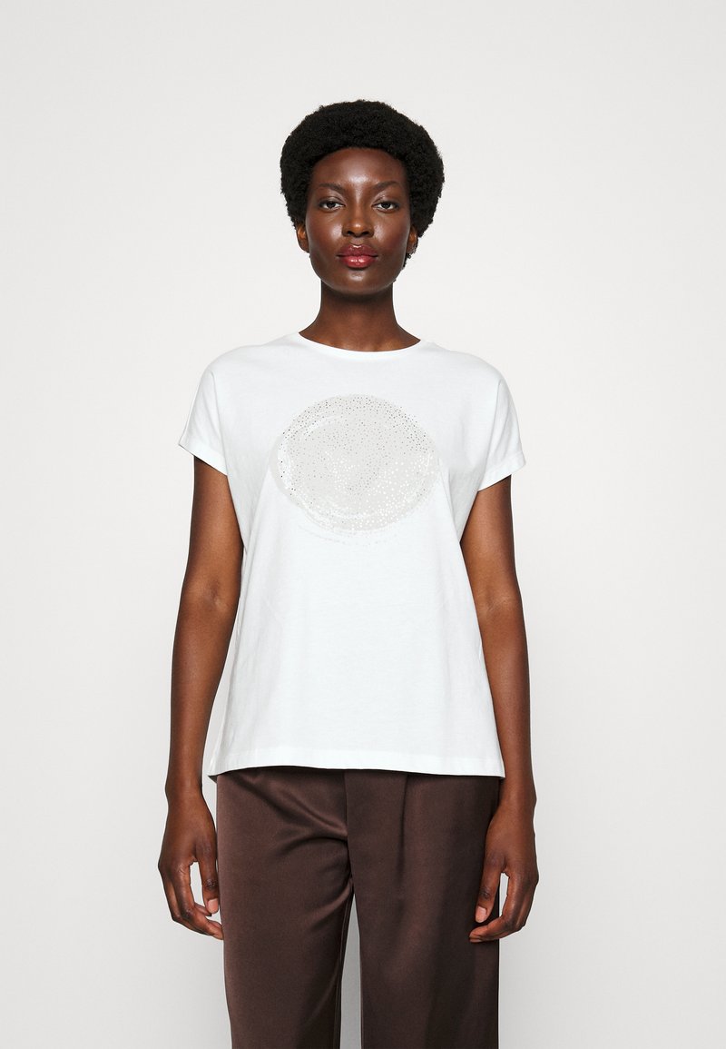 Anna Field Print Tshirt white Zalando.co.uk