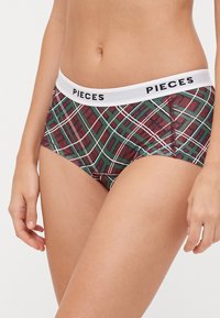 Pieces PCLOGO LADY 4 PACK - Boxerky - red/green/black