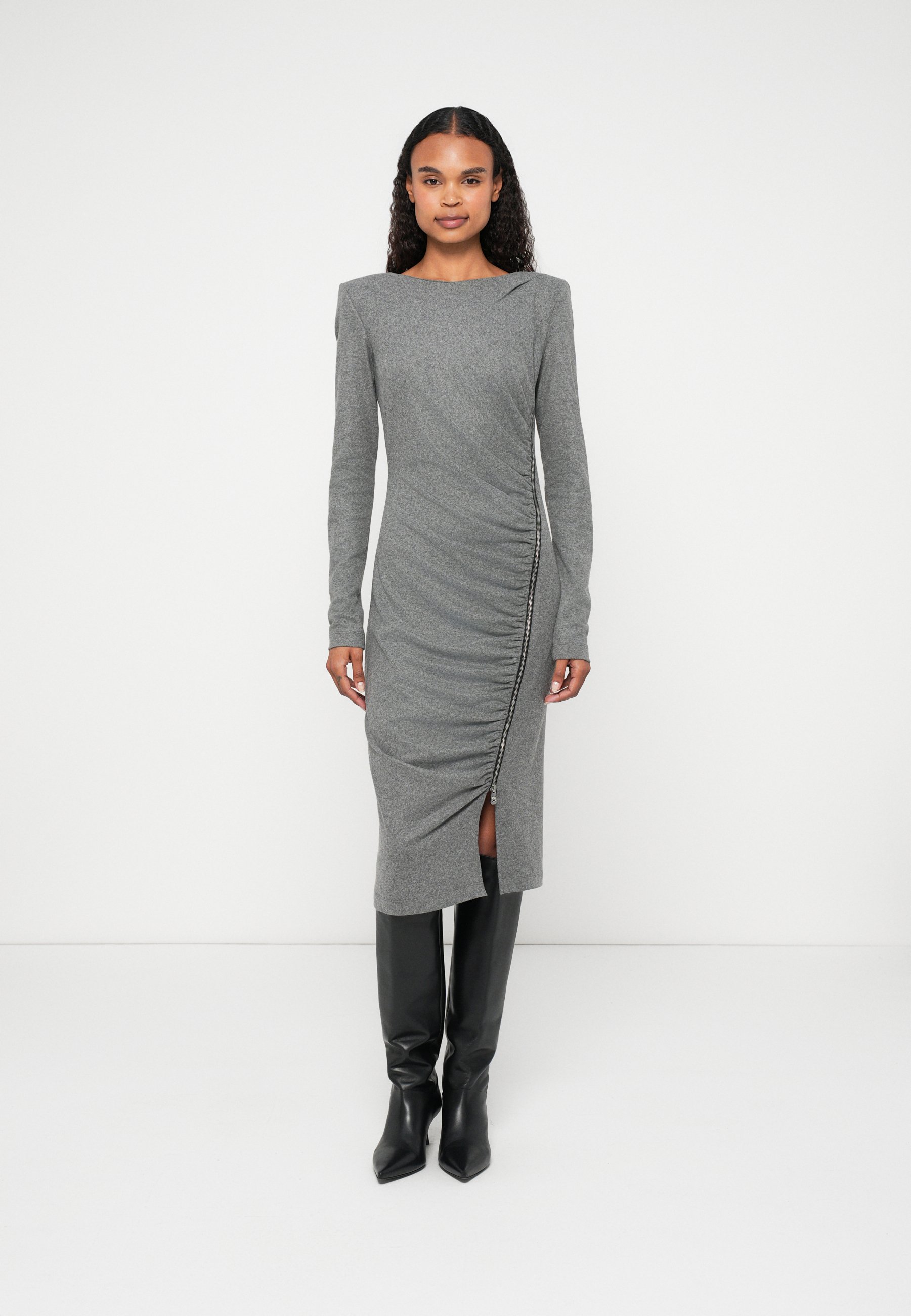 Pinko Damen Kleid Verdicchio – Lässiges Crêpe Stretch Kleid Für Jeden Anlass