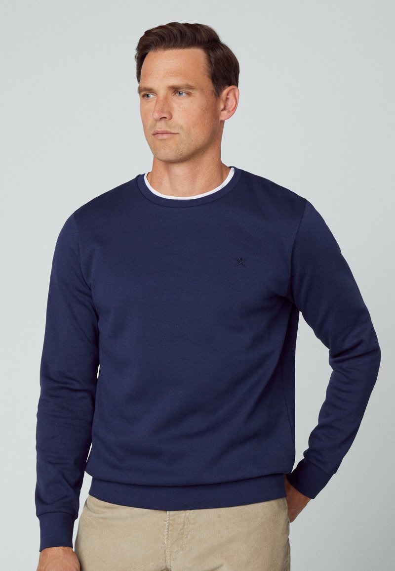 Hackett London - CREW - Svetr - navy, Zvětšit