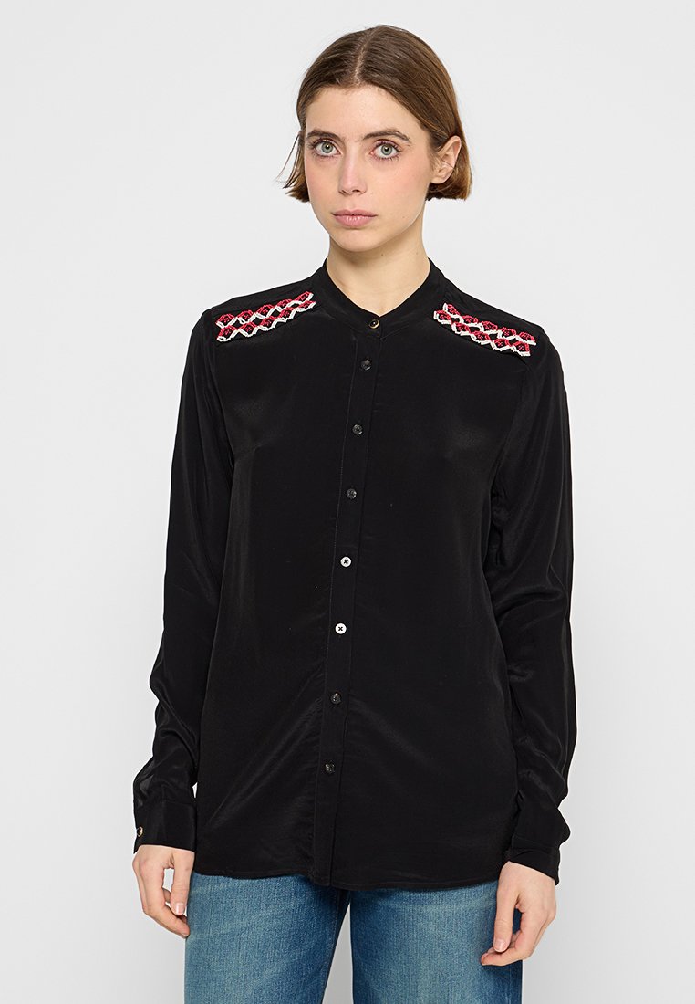Scotch & Soda Overhemdblouse zwart