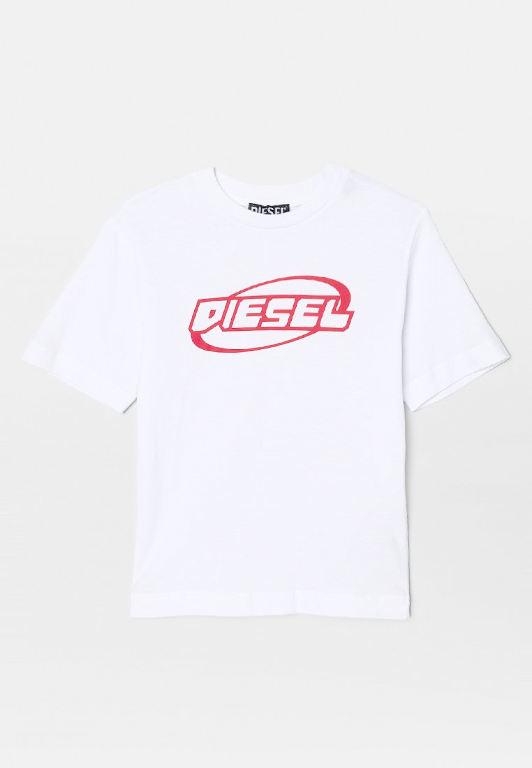 Diesel T-shirt print wit