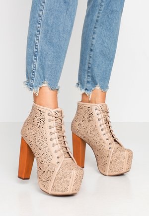 Jeffrey Campbell Bottines à talons hauts - tan