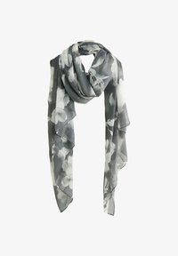 Unausgewählt, black floral plisse print