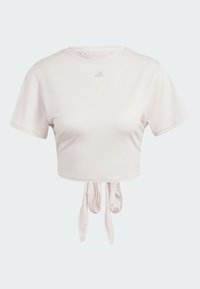 adidas Performance YOGA STUDIO WRAPPED - T-shirts print - putty mauve   grey two