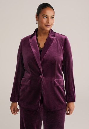 CURVE - Blazer - aubergine