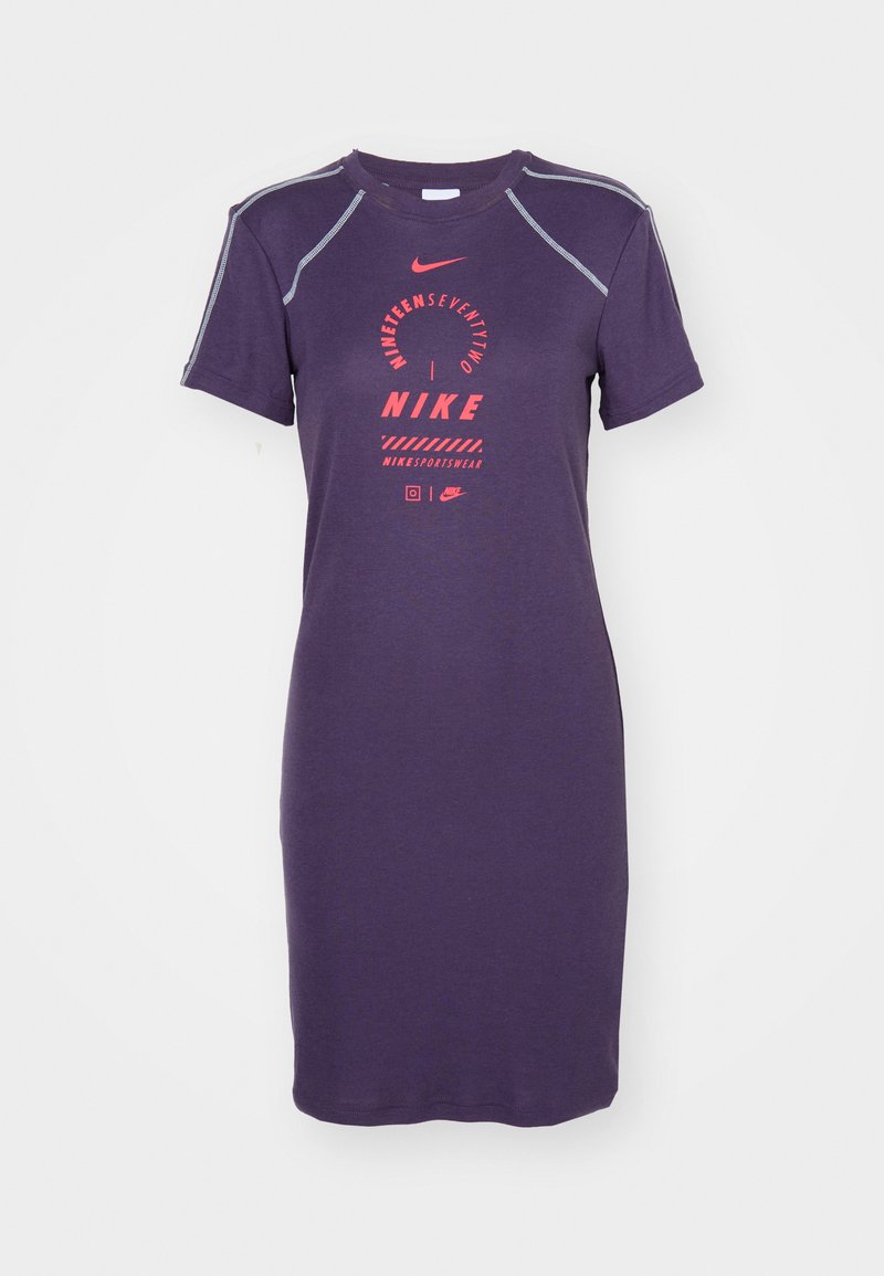 purple nike t shirt dress Nike Girls Futura T-Shirt Dress in Pink 5