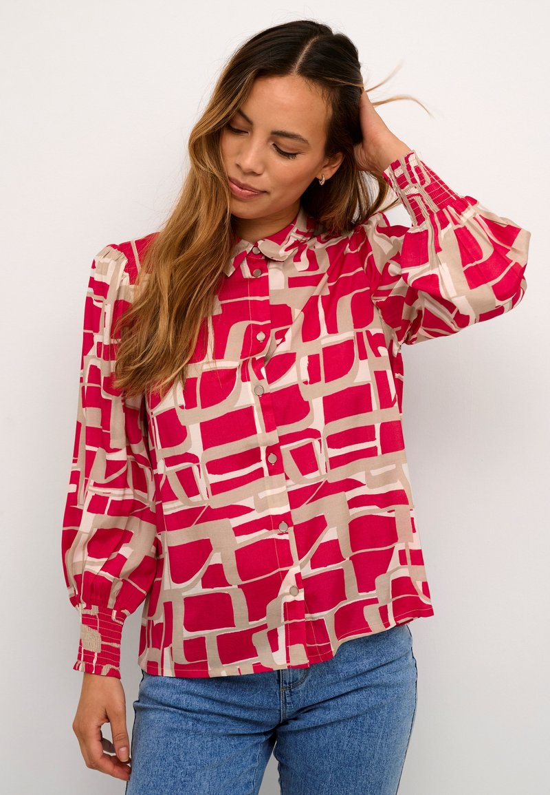 Kaffe - KATANYA 3/4 - Camisa - virtual pink graphic print, Ampliar