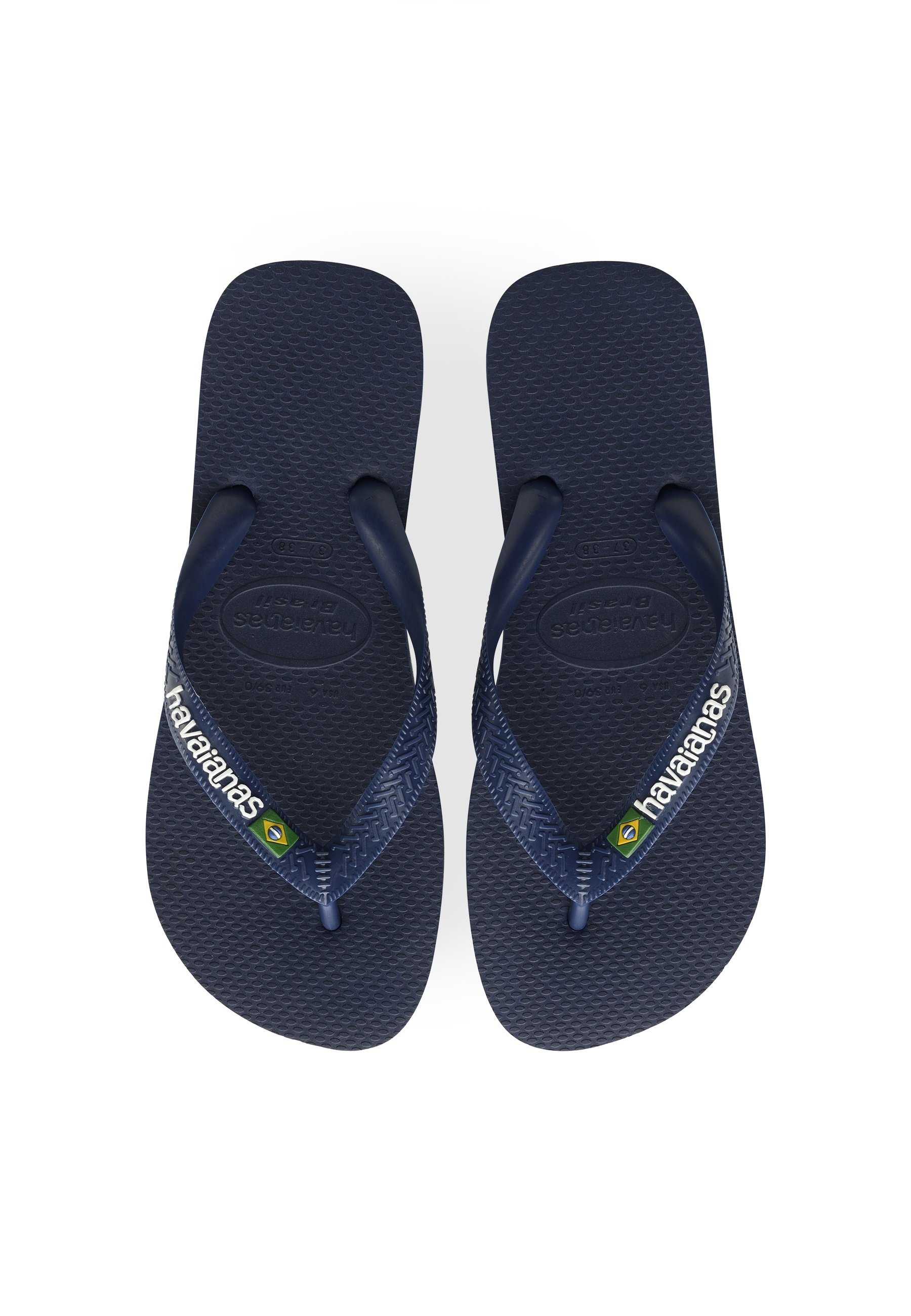 Havaianas BRASIL LOGO - Chanclas de dedo Navy blue/azul marino - Zalando.es