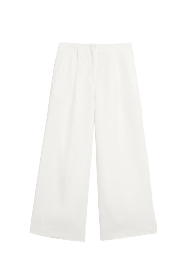 DARTED  - Trousers - mottled beige2