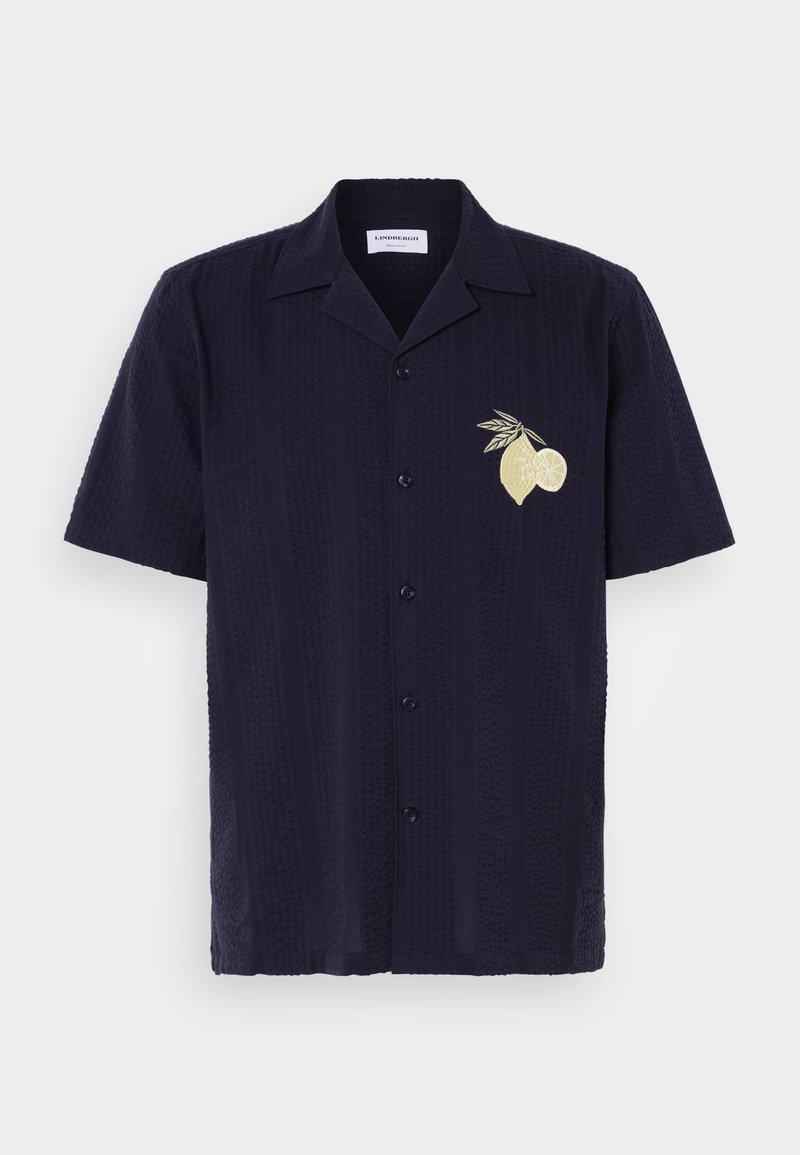 lindbergh Overhemd donkerblauw