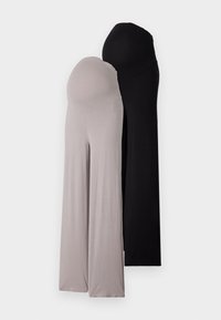 2 PACK - Pantalones deportivos - black/grey