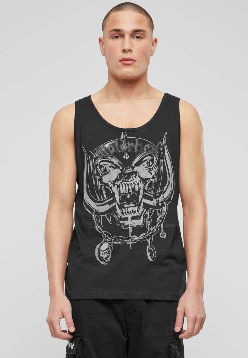 Brandit MOTÖRHEAD TANK WARPIG - Topp - black