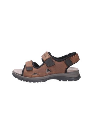 Walking sandals - tabakschwarz