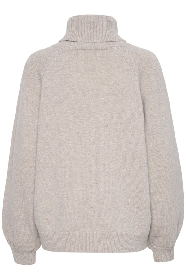 MANZI ROLLNECK - Jumper - string melange2