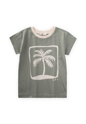 Lihtne T-särk - metallic green