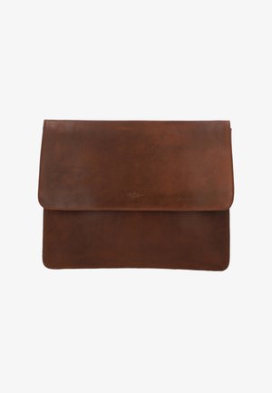 Gusti Leder, AFTON - Laptoptas - braun